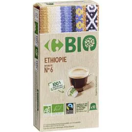 CARREFOUR Café en capsules biologique x10