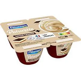 PÂTURAGES Paturette Crème dessert saveur Tiramisu 4x115g