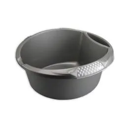  Bassine Ronde prenium gris métal 9l