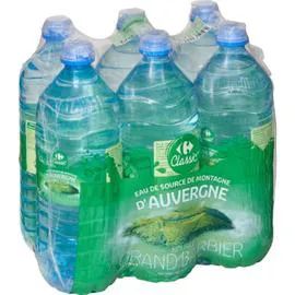 CARREFOUR CLASSIC' Eau de source 6x75cl