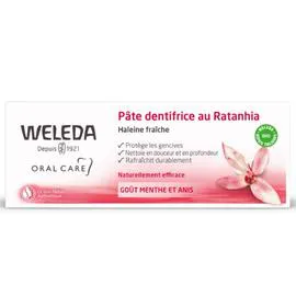 WELEDA Pâte dentifrice au ratanhia 75ml