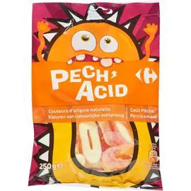 CARREFOUR Bonbons Pech'Acid 250g