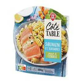 MARQUE REPÈRE, CÔTÉ TABLE Saumon et torsades Sauce à l'oseille 300g