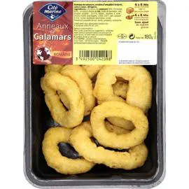CITÉ MARINE Anneaux de calamars à la romaine 180g