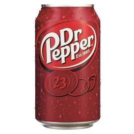 DR PEPPER Soda Cola réduit en calories 24x33cl