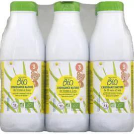 MONOPRIX BIO Croissance nature de 10 mois à 3 ans 6l