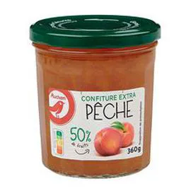 AUCHAN Confiture extra pêches 360g