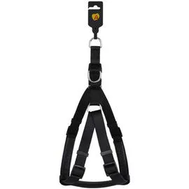 ANIMALIS Harnais Basic Confort T2 20mm et 57/75cm pour Chien Noir 130g