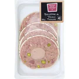 CARREFOUR Ballottines de volaille pistachée 4x40g