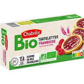 CHABRIOR BIO Tartelettes Framboise BIO 125g