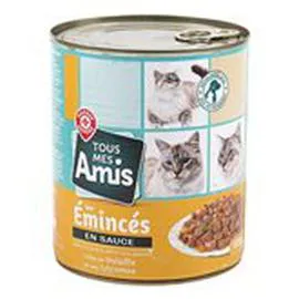 MARQUE REPÈRE, LYCAT Bouchées pour chats Volaille légumes 800g