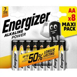 ENERGIZER Pile Alcaline AA/LR6 1,5V Power x8