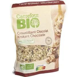CARREFOUR BIO Céréales Croustillant chocolat 500g