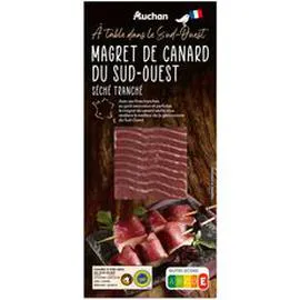 AUCHAN Magret de canard du sud-ouest séché 70g