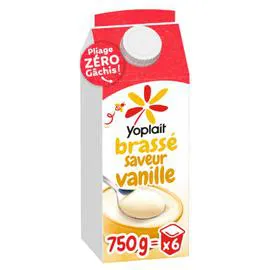 YOPLAIT Yaourt Brassé Vanille 750g