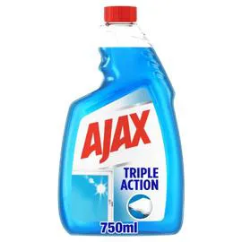 AJAX Nettoyant Ménager Vitres Triple Action 750ml