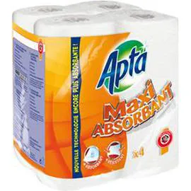 APTA Essuie tout maxi absorbant x4