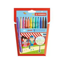 STABILO Feutre de coloriage Power assortis x12 x12