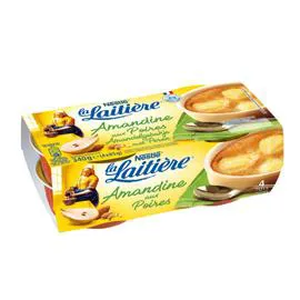 NESTLÉ, LA LAITIÈRE Dessert amandine aux poires 4x85g