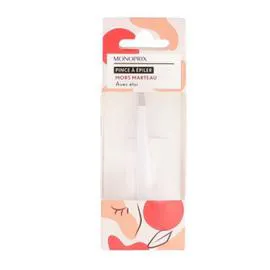 MONOPRIX ACCESSOIRES Pince À Épiler Mors Marteau & Etui Rose l'unité
