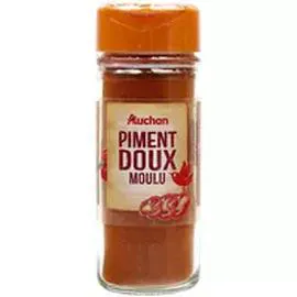 AUCHAN Piment doux moulu 40g