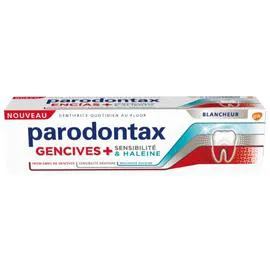 PARODONTAX Dentifrice Quotidien Au Fluor Gencives + Sensibilité & Haleine Fraîche Blancheur 75ml