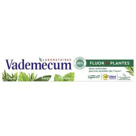 VADEMECUM Dentifrice fluor & plantes bi-fluoré 75ml