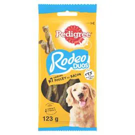 PEDIGREE Récompense pour chien poulet & saveur bacon 7x17,6g