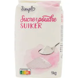 CARREFOUR SIMPL Sucre en poudre 1kg