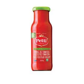 PETTI Purée de tomates, extra fine, bio 500g