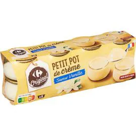 CARREFOUR ORIGINAL Crème dessert vanille 8x100g