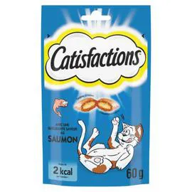 CATISFACTIONS Friandise pour chat au saumon 60g