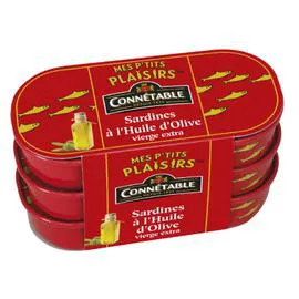 CONNÉTABLE Sardines à l'huile d'olive 165g