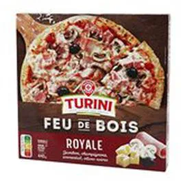 MARQUE REPÈRE, TURINI Pizza Royale Cuite au feu de bois 440g