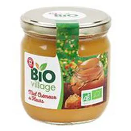MARQUE REPÈRE, BIO VILLAGE Miel Bio crémeux de fleurs 500g