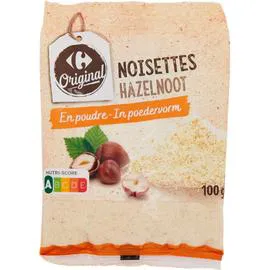 CARREFOUR ORIGINAL Noisettes en poudre 100g