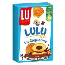 LU Gâteaux fourrés au chocolat noisette La Coqueline 165g