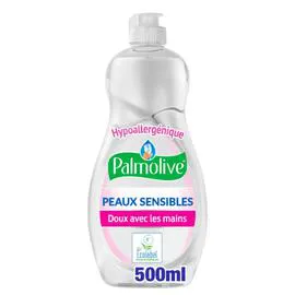 PALMOLIVE Liquide Vaisselle Peaux sensibles 500ml