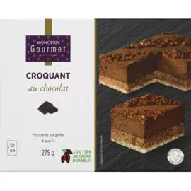 MONOPRIX GOURMET Croquant au chocolat 275g