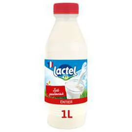 LACTEL Lait frais pasteurisé entier 1l