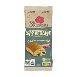 LA BOULANGÈRE Pains au chocolat Vegan 270g