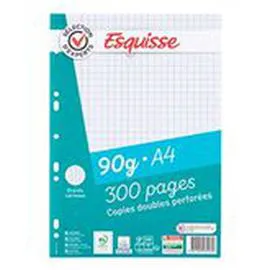 ESQUISSE Copies doubles Perforées 21x29.7cm- 300 pages l'unité