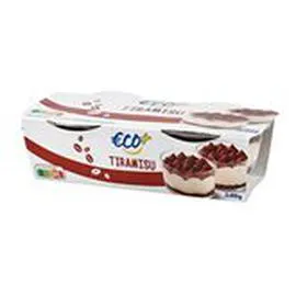 ECO+ Tiramisu 2x80g