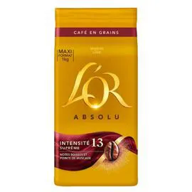  Café en grains intensité 13 L'OR 1kg