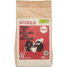 NATURALIA Café Moulu Pur Robusta Origine Tanzanie 500g