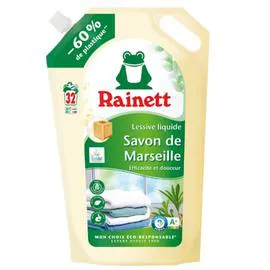 RAINETT Recharge lessive liquide Savon de Marseille 1,6l
