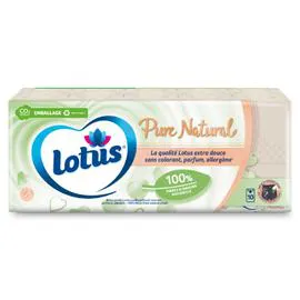 LOTUS Mouchoirs Pure X10 x10
