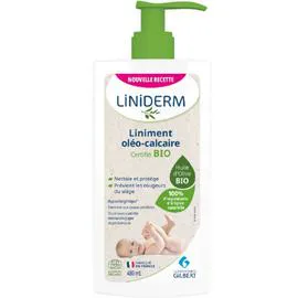GILBERT, LINIDERM Liniment Oléo-Calcaire Nettoie Et Protège À L'Huile D'Olive Bio 480ml