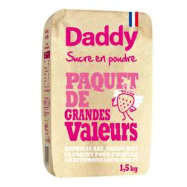 DADDY Sucre en poudre 1,5kg