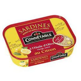 CONNÉTABLE Sardines à l'ancienne au citron et à l'huile d'olive vierge extra 87g
